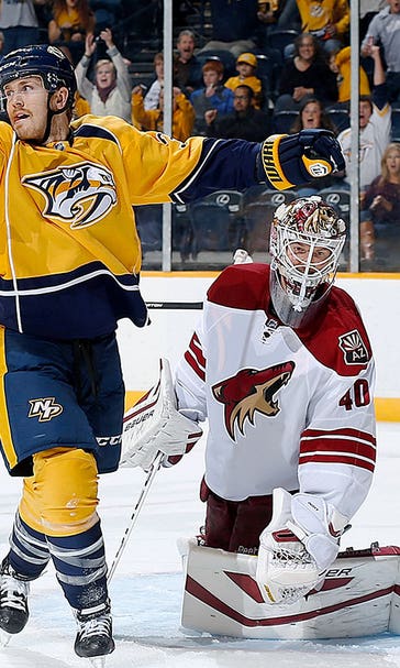 Ellis' shootout goal gives Predators extra point over Coyotes